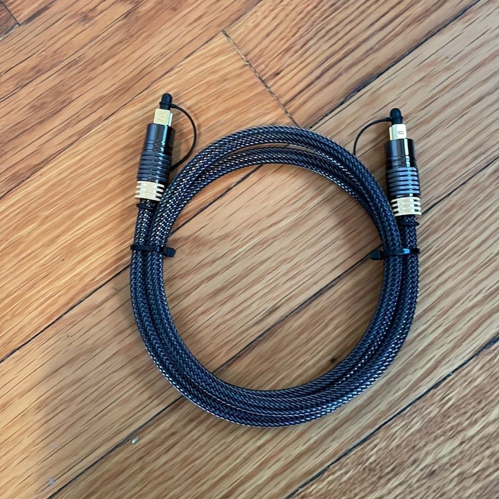 Pair of FosPower 3’ Optical Cables